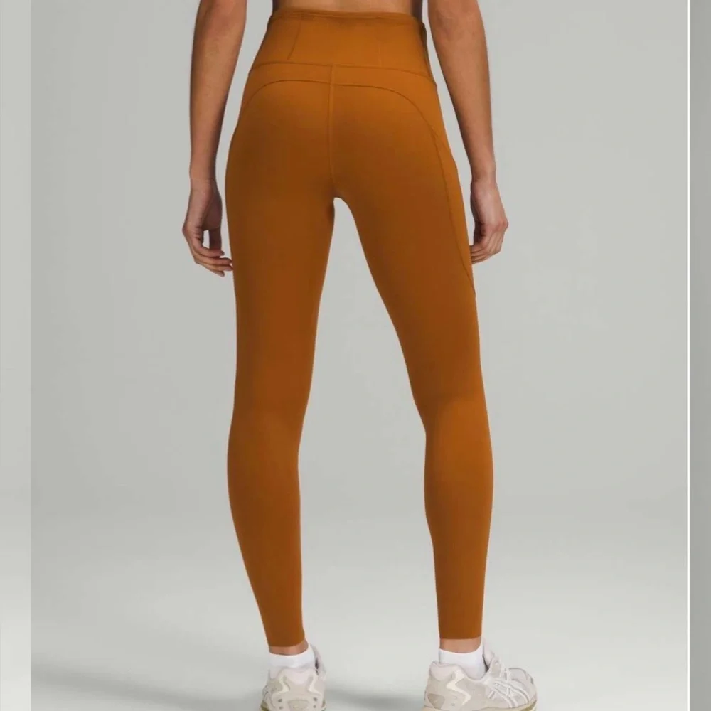 lululemon athletica Fast & Free High-Rise 28” Brown Leggings